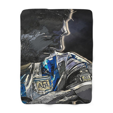 Messi Sherpa Fleece Blanket