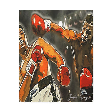 Tyson vs Ali Custom Canvas