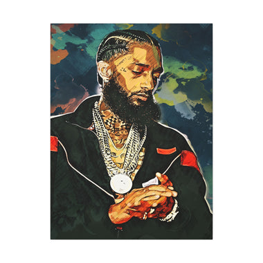 Marathon Continues...Nipsey Canvas Art