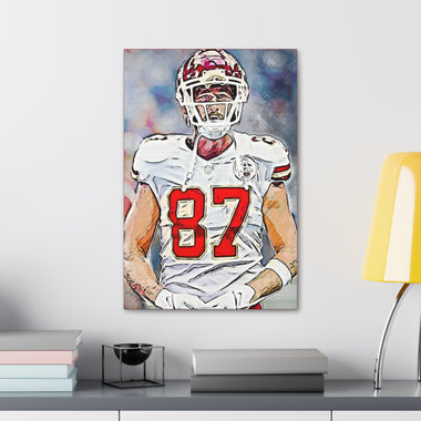 Travis Kelce Custom Canvas