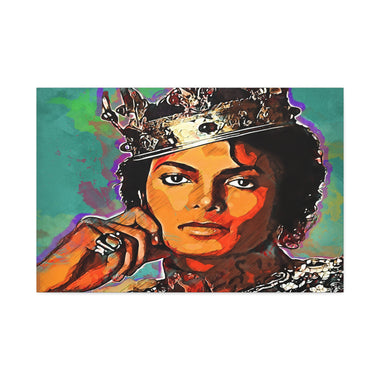 Legendary King Of Pop Canvas Art