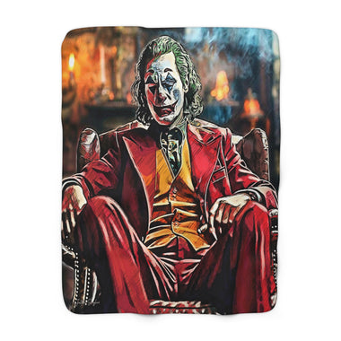Joker Sherpa Fleece Blanket