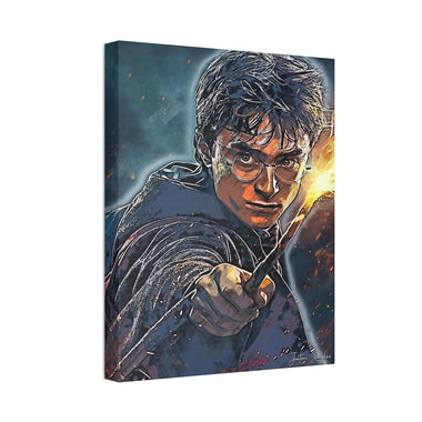 Harry Potter Celebrity Canvas Artwork Closeup