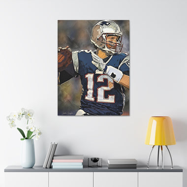 Tom Brady Celebrity Canvas Artwork1