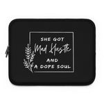 She Got Mad Hustle Laptop Sleeve