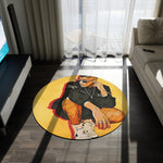 Bad Bunny Round Rug