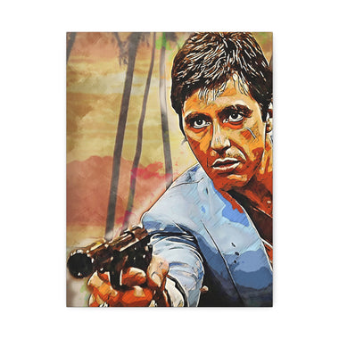 Scarface Custom Canvas – Iconic Artwork for Your Space!