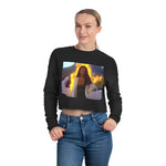 When A Woman's Fed Up Cropped Sweatshirt