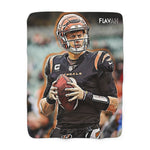 Joe Burrow Sherpa Fleece Blanket