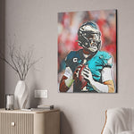 Jalen Hurts Custom Canvas