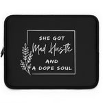 She Got Mad Hustle Laptop Sleeve