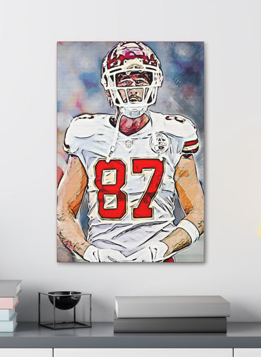 Travis Kelce Custom Canvas