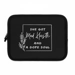 She Got Mad Hustle Laptop Sleeve