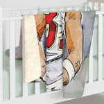 Travis Kelce Sherpa Fleece Blanket