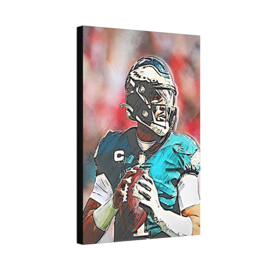 Jalen Hurts Custom Canvas