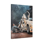 Exclusive Wolf of Wall Street Custom Canvas - Hilarious Lamborghini Scene