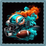 Miami Dolphins Ceramic Coaster