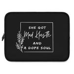 She Got Mad Hustle Laptop Sleeve