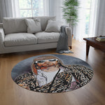 Kurt Cobain Round Rug