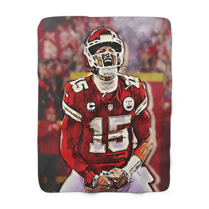 Patrick Mahomes Custom Blanket
